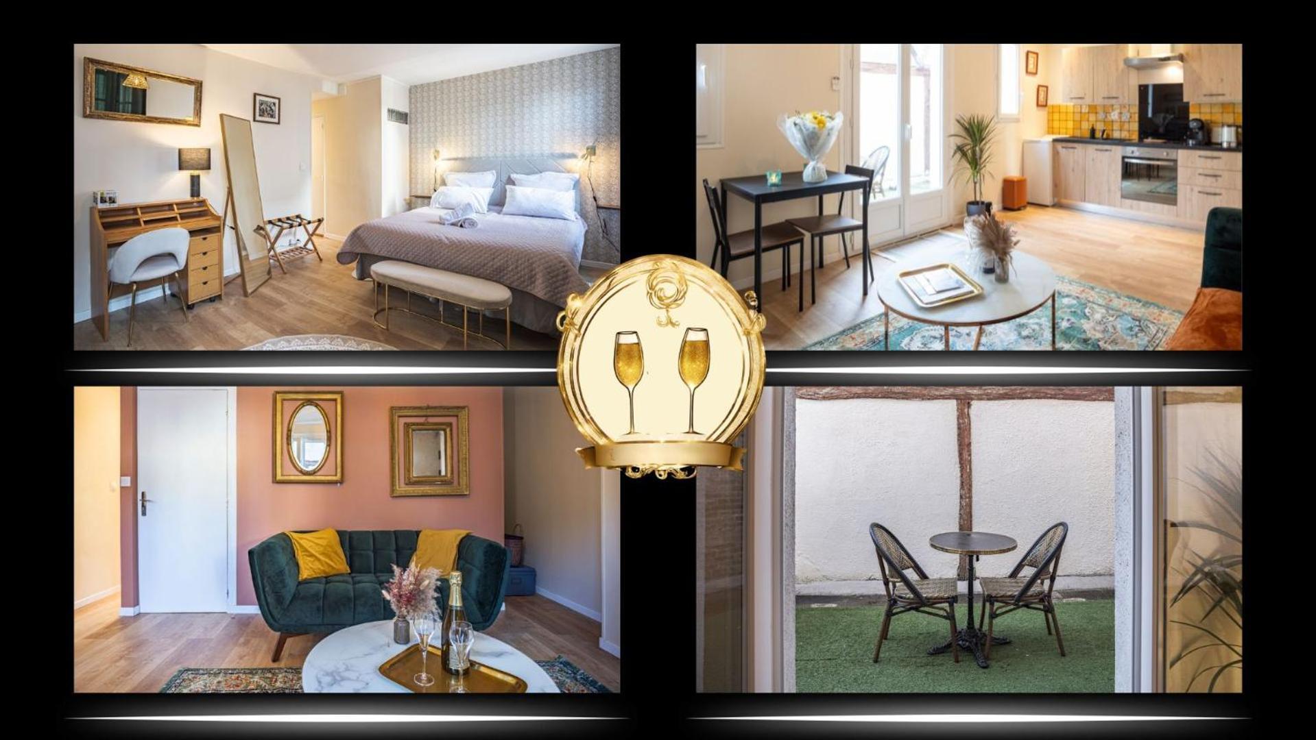 Champagne En Terrasse - Elegant Et Discret Lägenhet Troyes Exteriör bild